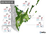 実況天気(2021年01月19日)