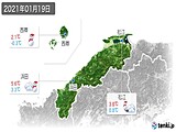 実況天気(2021年01月19日)