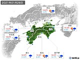 実況天気(2021年01月26日)