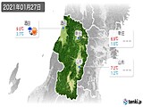 2021年01月27日の山形県の実況天気