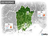 実況天気(2021年02月04日)