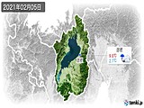 2021年02月05日の滋賀県の実況天気