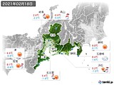 実況天気(2021年02月18日)