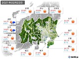 実況天気(2021年02月22日)