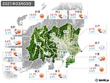 実況天気(2021年03月03日)