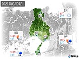2021年03月07日の兵庫県の実況天気