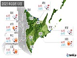 実況天気(2021年03月10日)