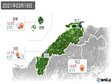 実況天気(2021年03月19日)