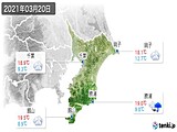 2021年03月20日の千葉県の実況天気