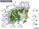 実況天気(2021年03月29日)