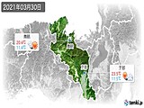 2021年03月30日の京都府の実況天気