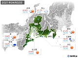 実況天気(2021年04月02日)