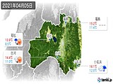 実況天気(2021年04月05日)