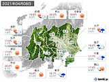 実況天気(2021年04月08日)