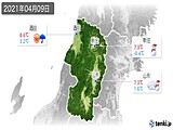 実況天気(2021年04月09日)