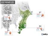 2021年04月12日の千葉県の実況天気
