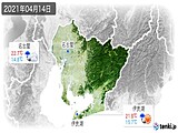 実況天気(2021年04月14日)