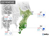 2021年04月16日の千葉県の実況天気