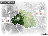 2021年04月18日の埼玉県の実況天気