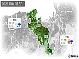 2021年04月18日の京都府の実況天気