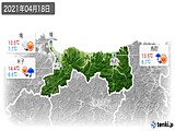 実況天気(2021年04月18日)