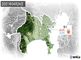 2021年04月24日の神奈川県の実況天気