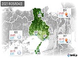2021年05月04日の兵庫県の実況天気