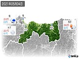 2021年05月04日の鳥取県の実況天気