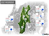 実況天気(2021年05月05日)