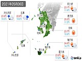 2021年05月06日の鹿児島県の実況天気