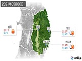 2021年05月06日の岩手県の実況天気