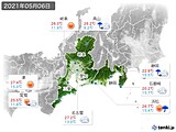 実況天気(2021年05月06日)