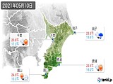 実況天気(2021年05月10日)