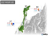 実況天気(2021年05月10日)