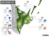 実況天気(2021年05月10日)