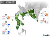 実況天気(2021年05月11日)