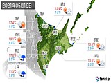 実況天気(2021年05月19日)