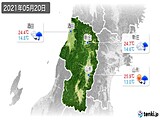 2021年05月20日の山形県の実況天気
