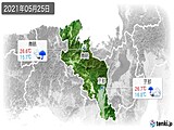 2021年05月25日の京都府の実況天気