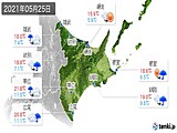 2021年05月25日の道東の実況天気