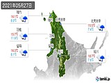 実況天気(2021年05月27日)