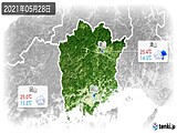 2021年05月28日の岡山県の実況天気