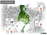 2021年05月29日の兵庫県の実況天気