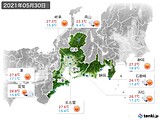 実況天気(2021年05月30日)