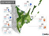 2021年05月31日の道東の実況天気