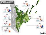 2021年06月02日の道東の実況天気