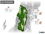 2021年06月08日の山形県の実況天気