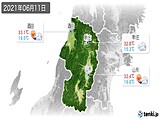 2021年06月11日の山形県の実況天気