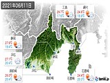 実況天気(2021年06月11日)