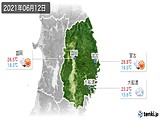 実況天気(2021年06月12日)